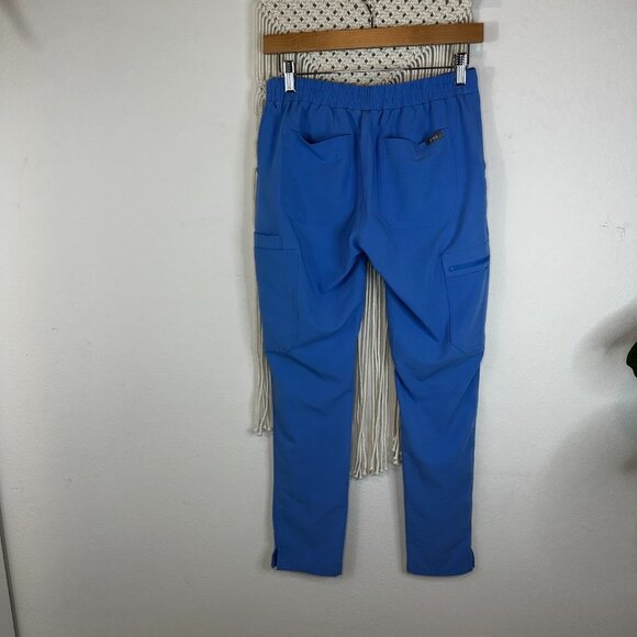 FIGS Technical Collection Yola Skinny Ceil Blue Scrub Pants (Size XXS) - Picture 7 of 9